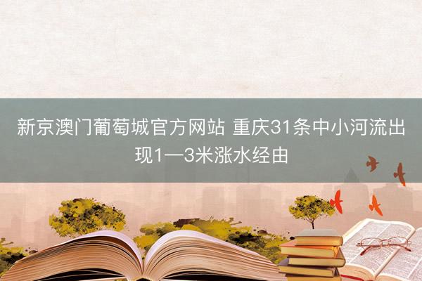 新京澳门葡萄城官方网站 重庆31条中小河流出现1—3米涨水经由